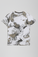 T-shirt fantasia 100% cotone|Colore:Bianco