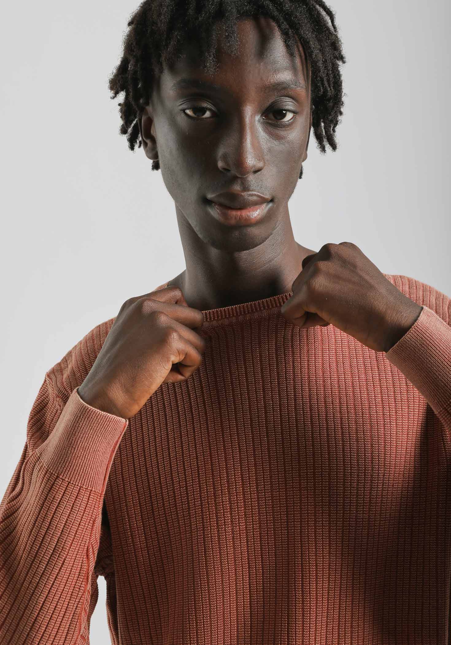 Maglia girocollo 100% cotone|Colore:Rame