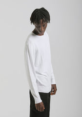Maglia girocollo in cotone|Colore:Bianco