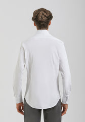 Camicia manica lunga in cotone|Colore:Bianco