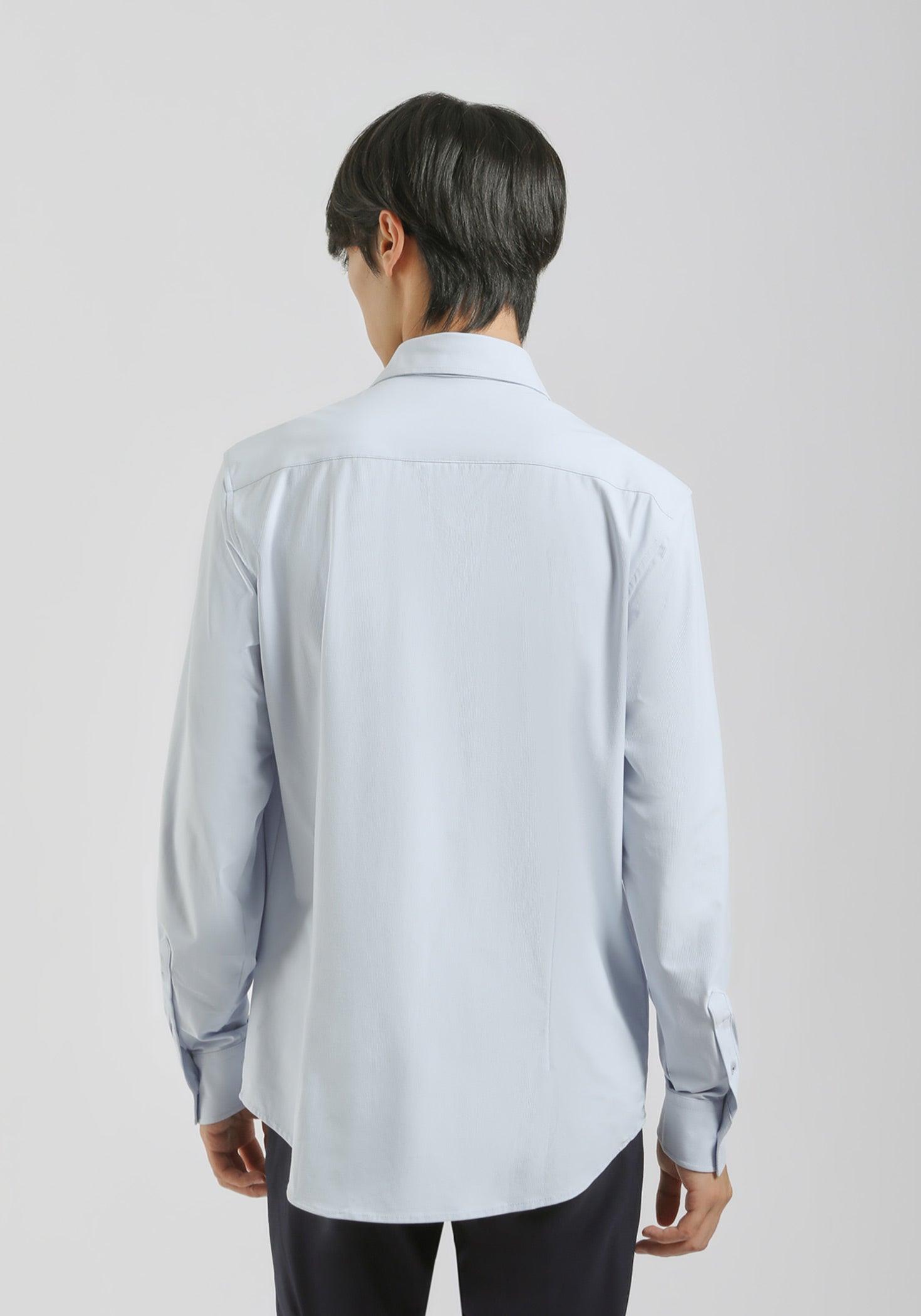 Camicia tinta unita|Colore:Cielo