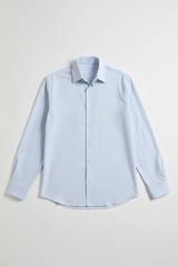 Camicia manica lunga a righe|Colore:Cielo