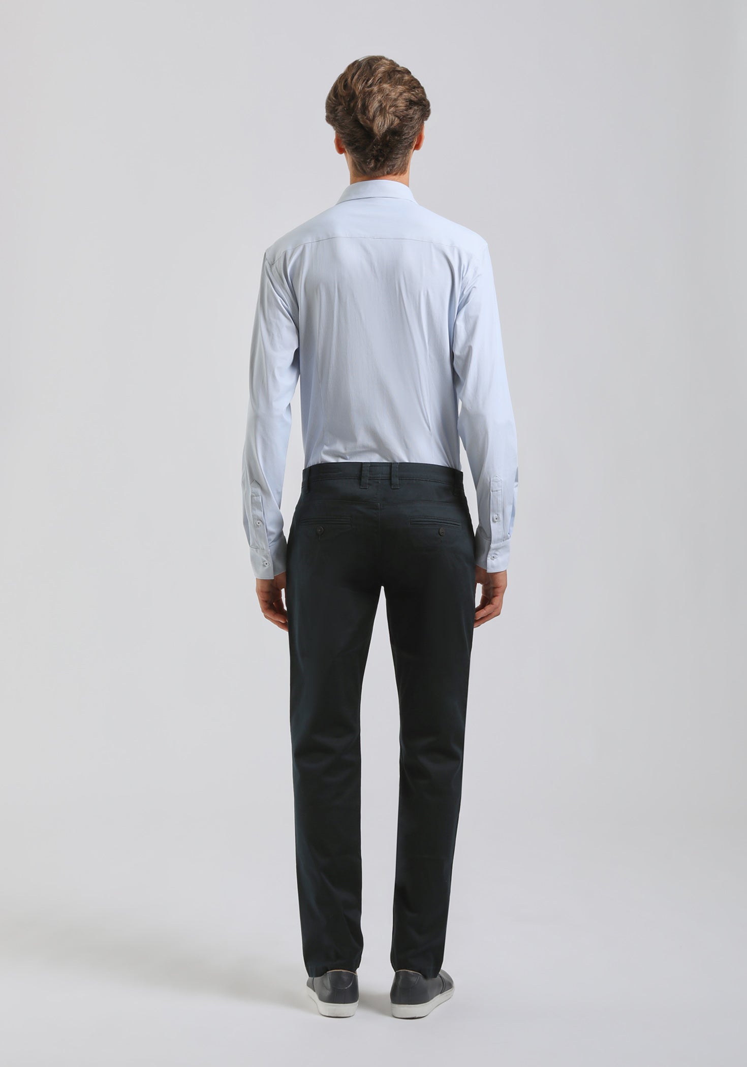 Pantaloni chino in cotone|Colore:Blue