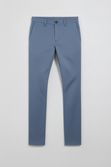Pantaloni chino in cotone|Colore:Ciano