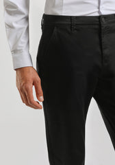 Pantaloni chino in cotone|Colore:Nero