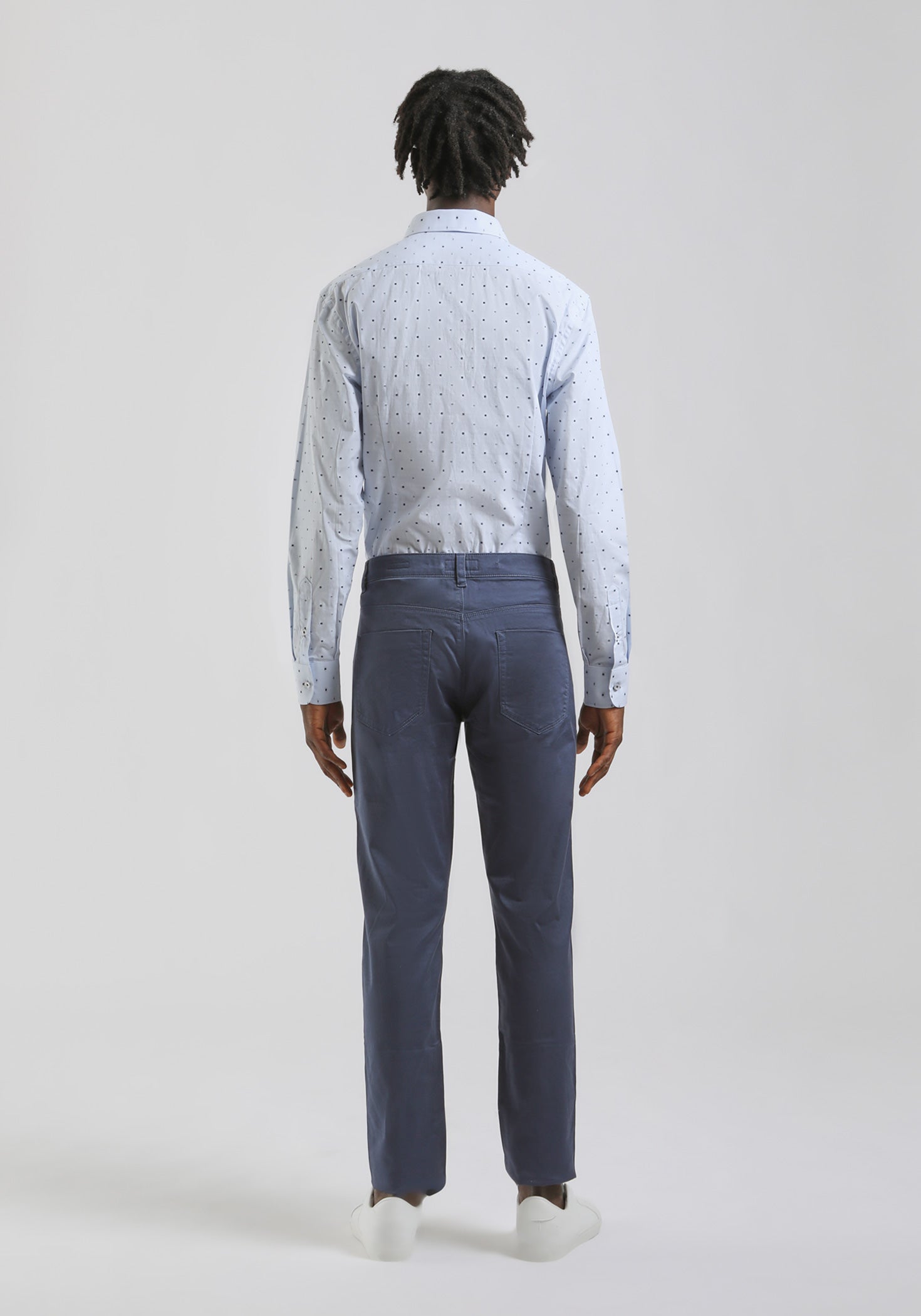 Pantaloni cinque tasche in cotone|Colore:Avion