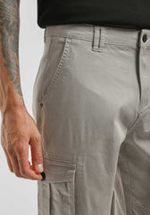 Pantaloni cargo in cotone|Colore:Beige