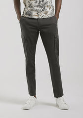 Pantaloni cargo in cotone|Colore:Grigio scuro