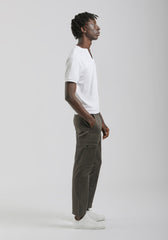 Pantaloni cargo in cotone|Colore:Verde scuro