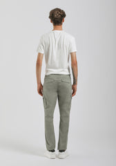 Pantaloni cargo in cotone|Colore:Salvia