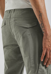 Pantaloni cargo in cotone|Colore:Salvia