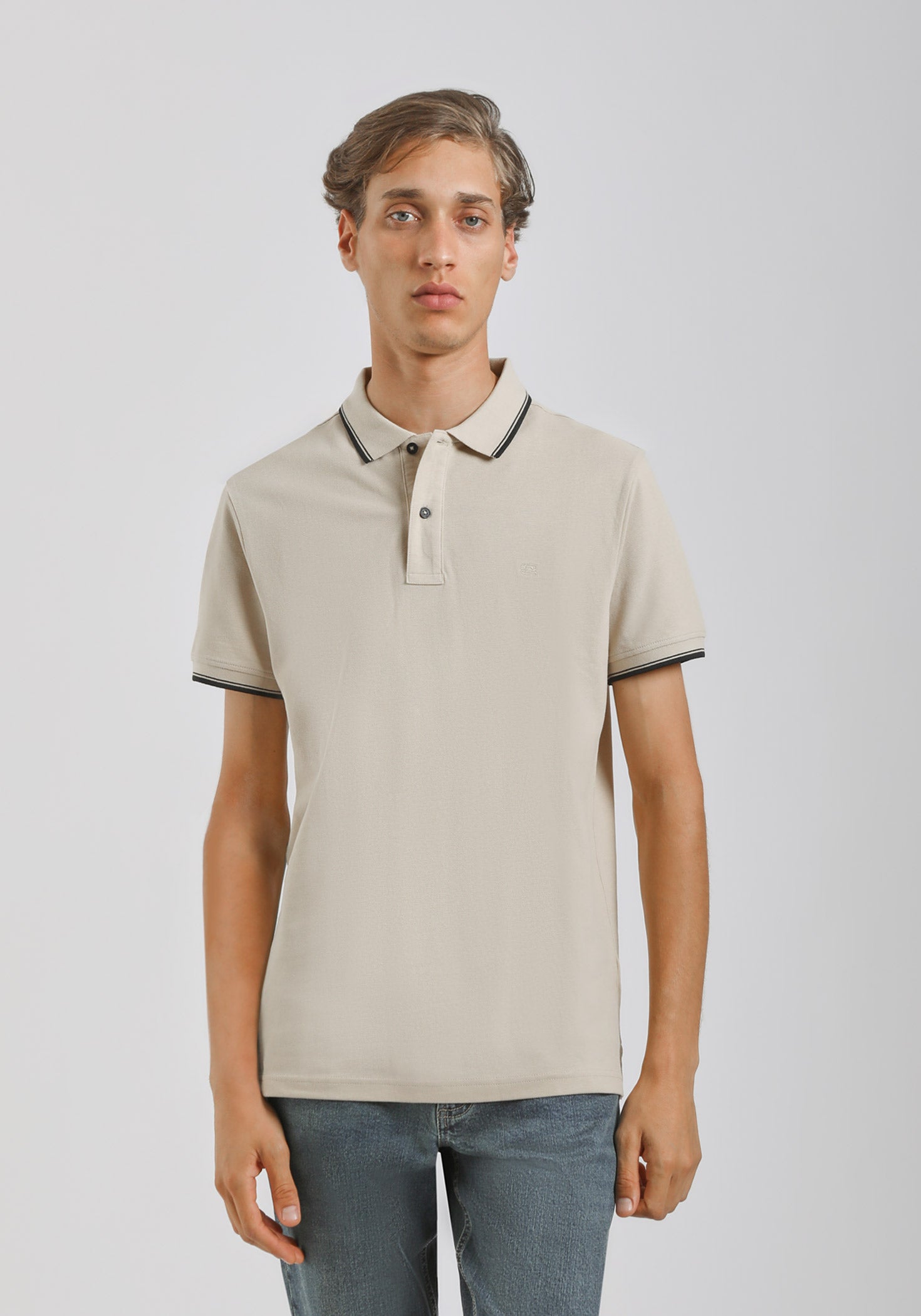 Polo 100% cotone|Colore:Beige chiaro