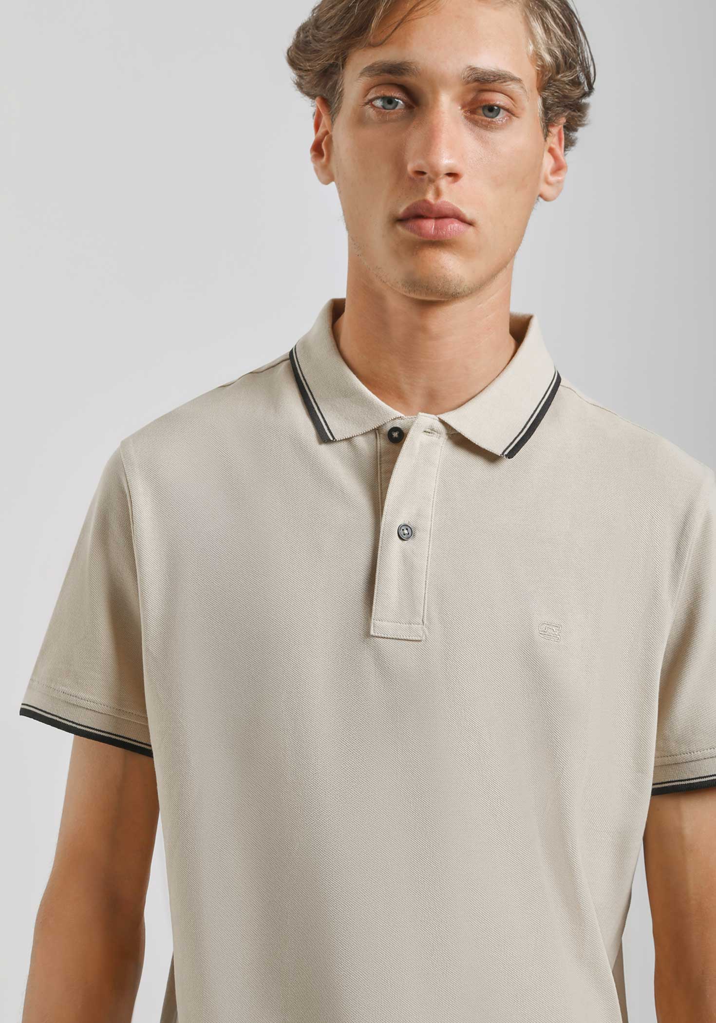 Polo 100% cotone|Colore:Beige chiaro