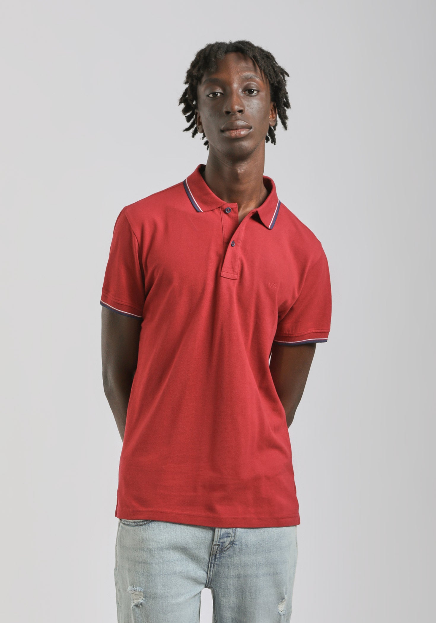 Polo 100% cotone|Colore:Bordeaux