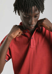 Polo 100% cotone|Colore:Bordeaux