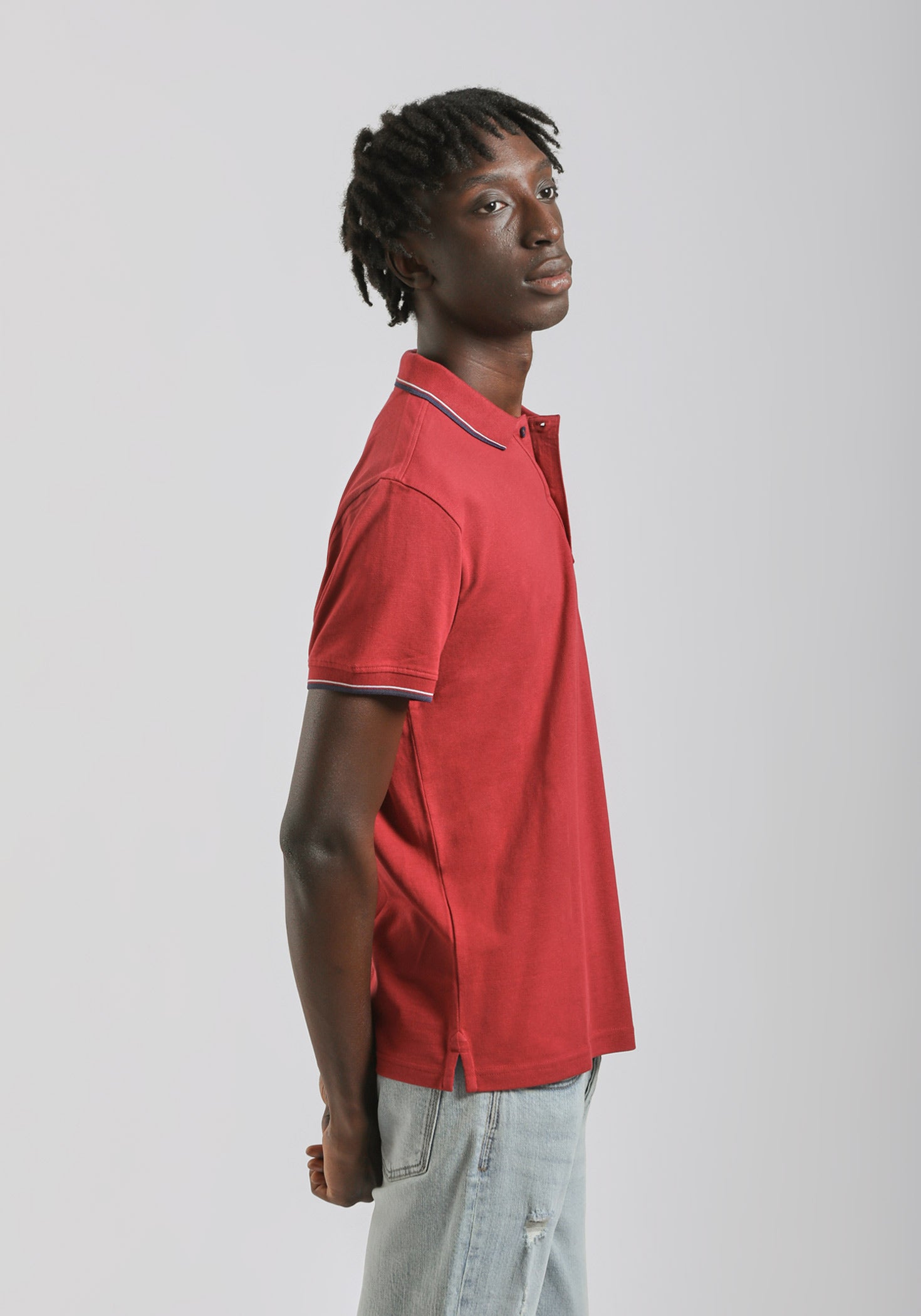 Polo 100% cotone|Colore:Bordeaux