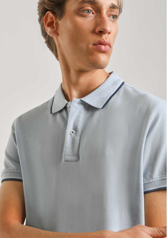 Polo 100% cotone|Colore:Cielo