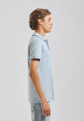 Polo 100% cotone|Colore:Cielo