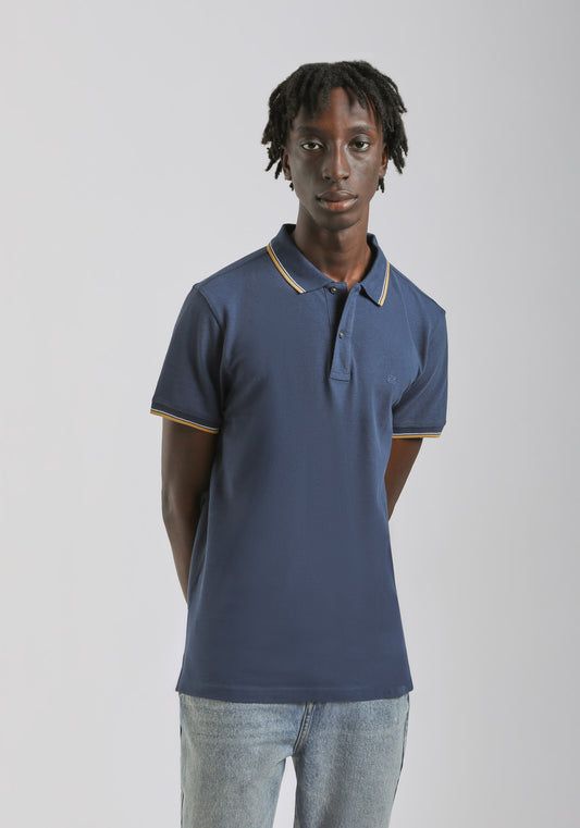 Polo 100% cotone|Colore:Jeans