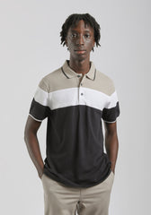 Polo colorblock|Colore:Beige