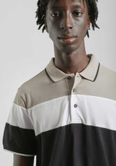 Polo colorblock|Colore:Beige