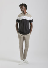 Polo colorblock|Colore:Beige