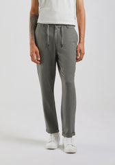 Pantaloni misto lino|Colore:Grigio