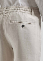 Bermuda misto lino|Colore:Beige chiaro