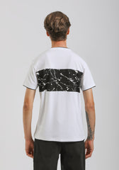 T-shirt colorblock|Colore:Bianco