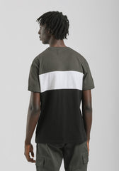T-shirt colorblock|Colore:Verde bosco