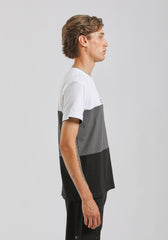 T-shirt colorblock|Colore:Grigio scuro