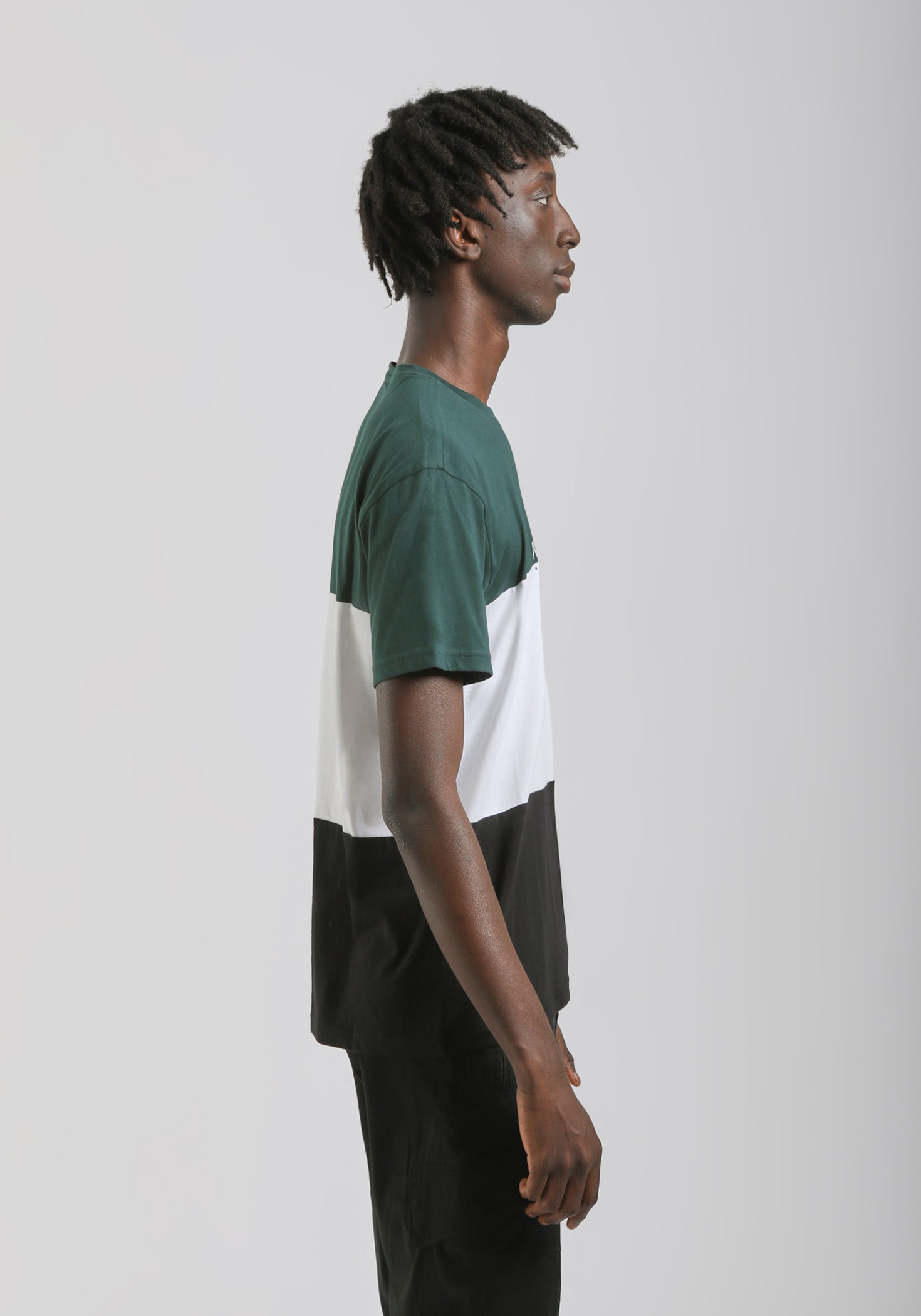 T-shirt colorblock|Colore:Petrolio