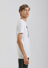 T-shirt 100% cotone con stampa|Colore:Bianco