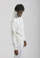 Felpa con cappuccio con stampa a rilievo|Colore:Off white