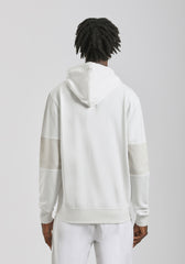 Felpa con cappuccio con stampa a rilievo|Colore:Off white