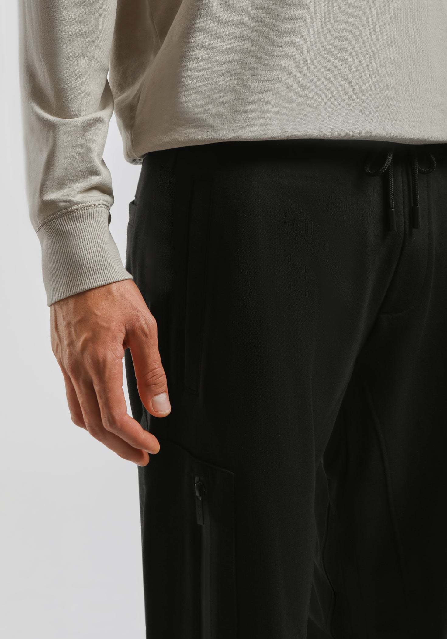 Jogger in felpa|Colore:Nero