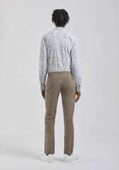 Pantaloni cinque tasche in cotone|Colore:Fango