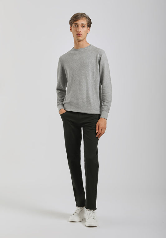 Pantaloni cinque tasche in cotone|Colore:Nero