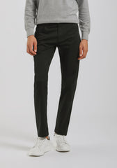 Pantaloni cinque tasche in cotone|Colore:Nero