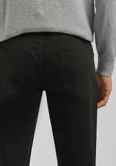 Pantaloni cinque tasche in cotone|Colore:Nero