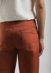 Pantaloni cinque tasche in cotone|Colore:Rame