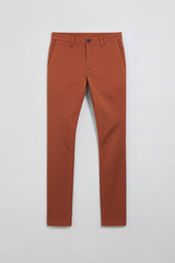 Pantaloni cinque tasche in cotone|Colore:Rame