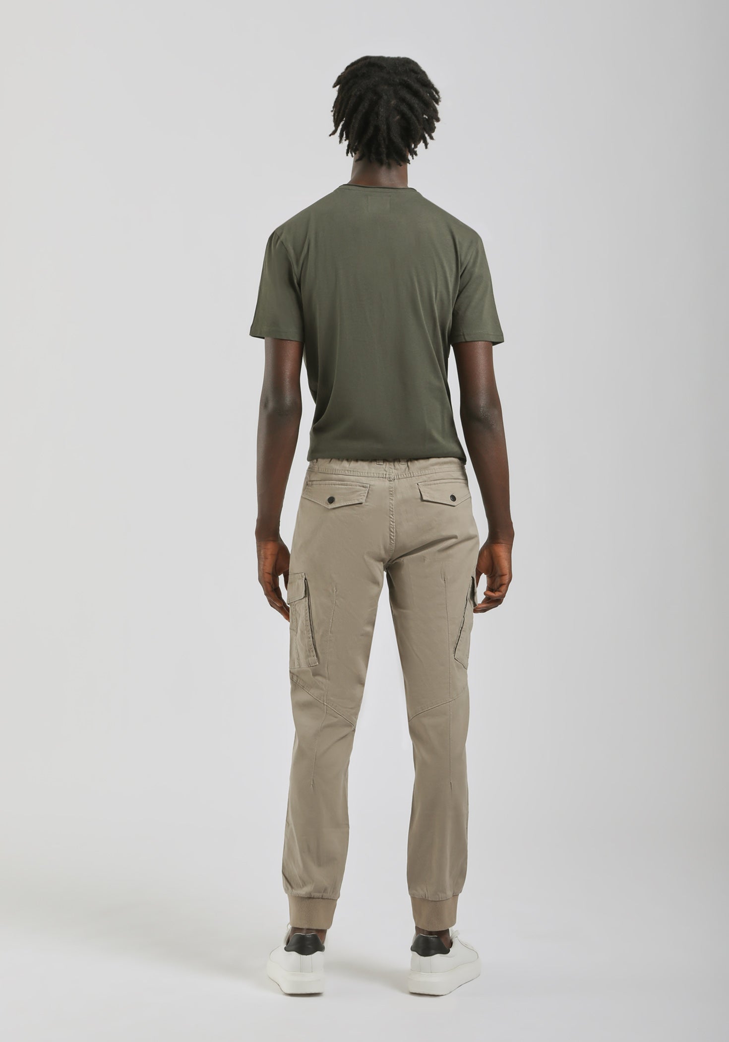 Pantalone cargo in cotone|Colore:Beige