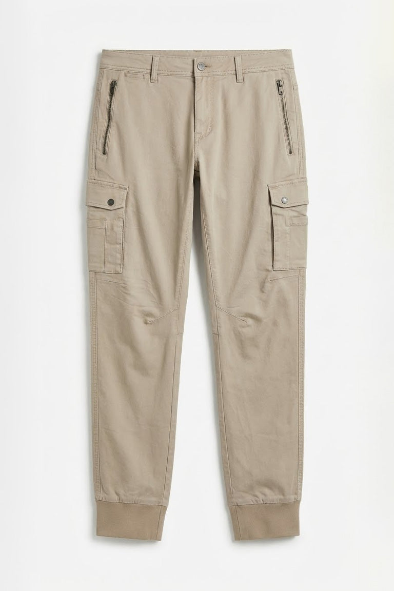 Pantalone cargo in cotone|Colore:Beige