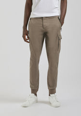 Pantalone cargo in cotone|Colore:Fango