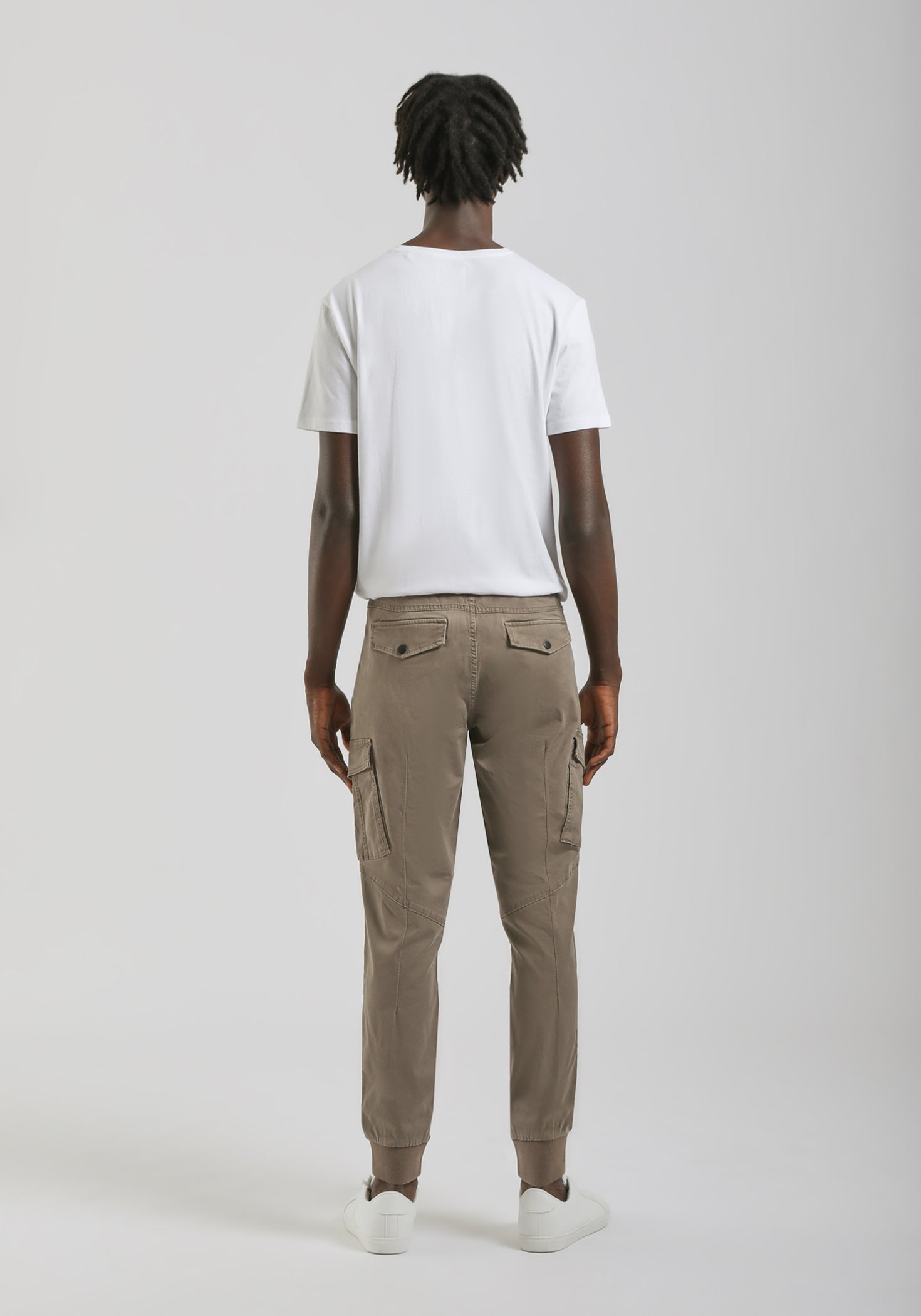 Pantalone cargo in cotone|Colore:Fango