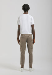 Pantalone cargo in cotone|Colore:Fango