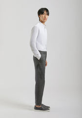 Pantaloni chino con fantasia a quadri|Colore:Blue