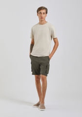 T-shirt basic 100% cotone|Colore:Sabbia