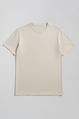 T-shirt basic 100% cotone|Colore:Sabbia
